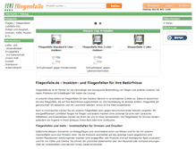 Tablet Screenshot of fliegenfalle.de